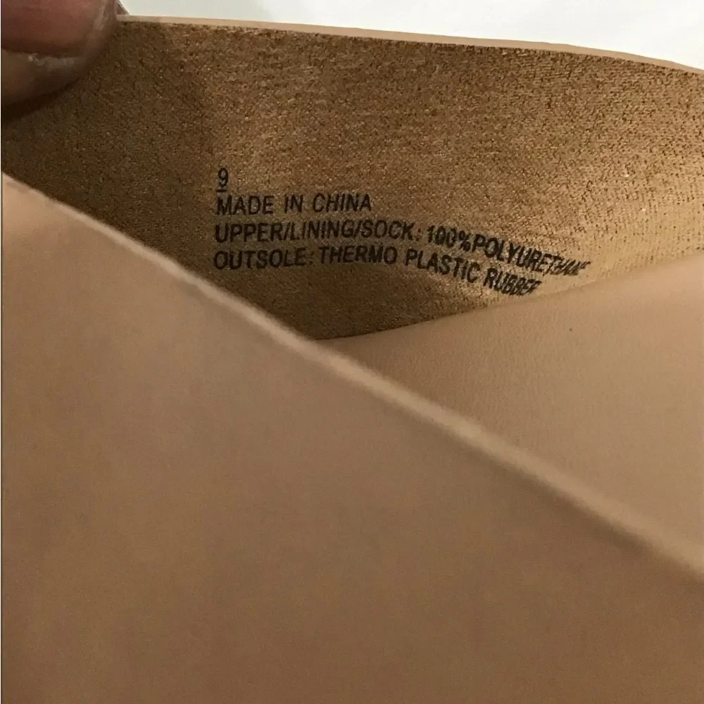 Daryl by Faryl Robin Tan Espadrille Strap Platform Sandals Size 9